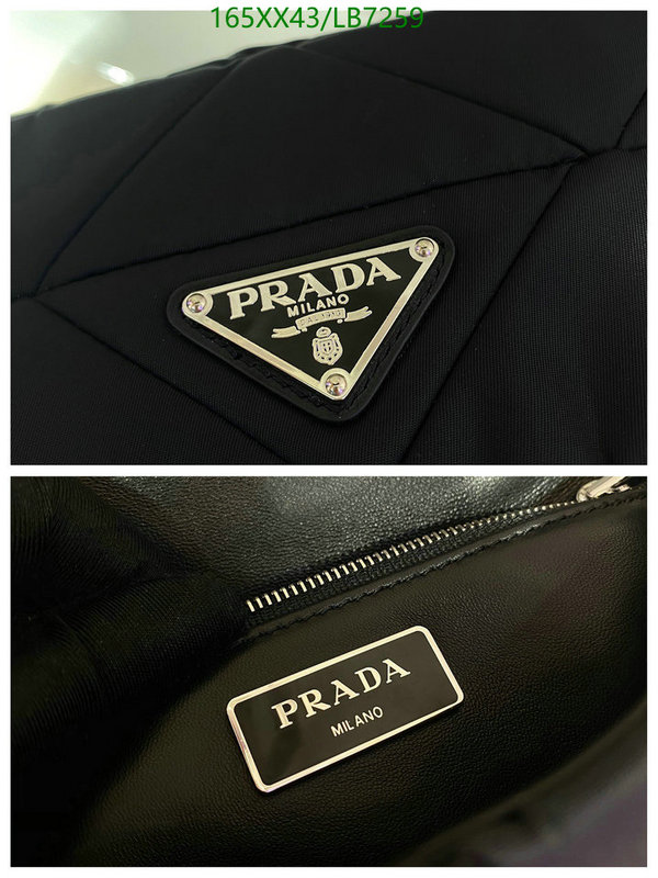 Prada Bag-(Mirror)-Diagonal-,Code: LB7259,$: 165USD