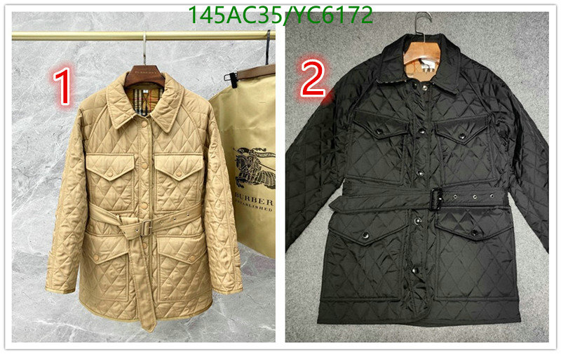 Down jacket Men-Burberry, Code: YC6172,$: 145USD