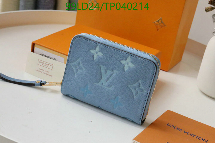 LV Bags-(Mirror)-Wallet-,Code: TP040214,