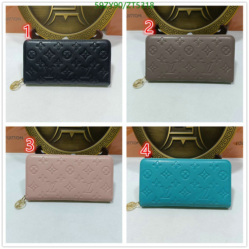 LV Bags-(4A)-Wallet-,Code: ZT5318,$: 59USD