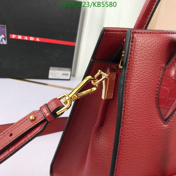 Prada Bag-(4A)-Handbag-,Code: KB5580,$: 115USD