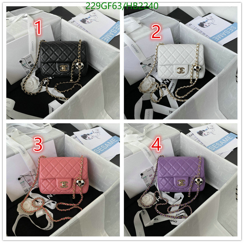 Chanel Bags -(Mirror)-Diagonal-,Code: HB2240,$: 229USD