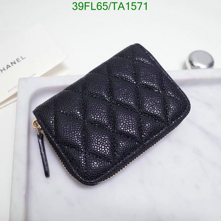 Chanel Bags ( 4A )-Wallet-,Code: TA1571,$: 39USD