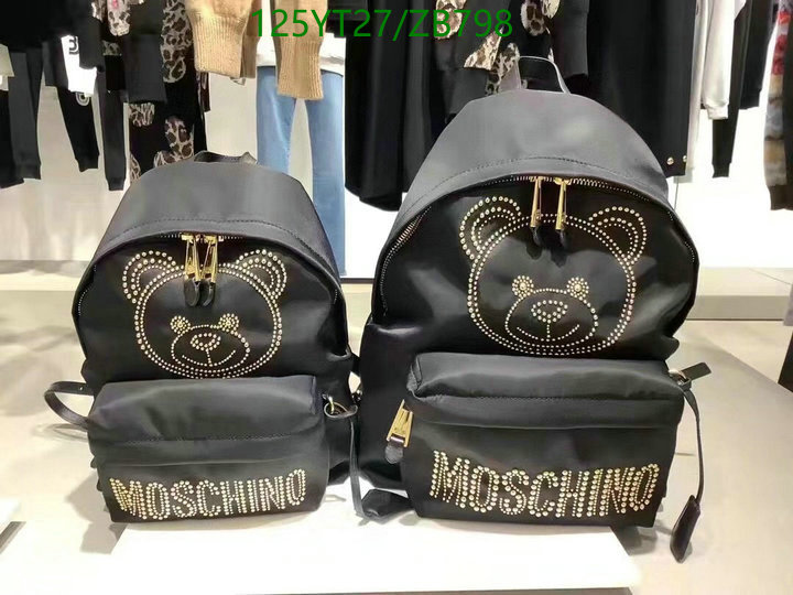 Moschino Bag-(Mirror)-Backpack-,Code: ZB798,