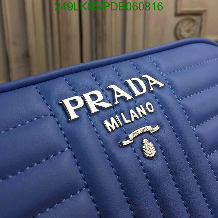 Prada Bag-(Mirror)-Diagonal-,Code: PDB060816,$: 249USD