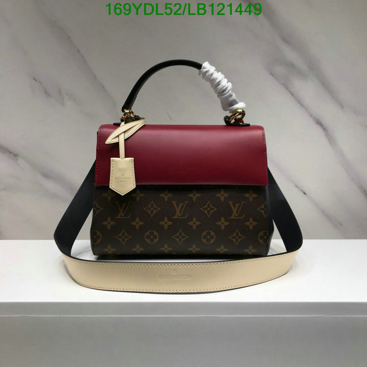 LV Bags-(Mirror)-Handbag-,Code: LB121449,$: 169USD
