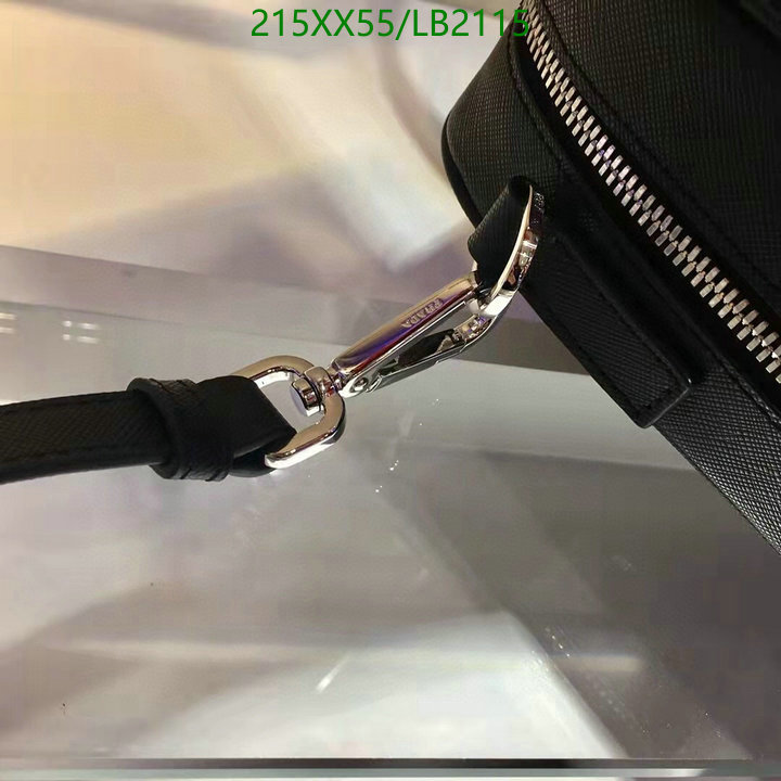 Prada Bag-(Mirror)-Handbag-,Code: LB2115,$: 215USD