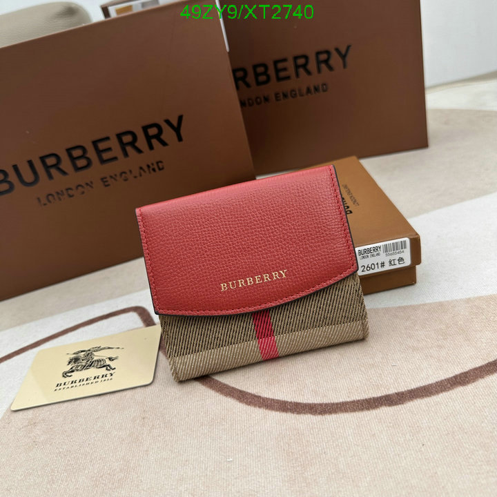 Burberry Bag-(4A)-Wallet-,Code: XT2740,$: 49USD
