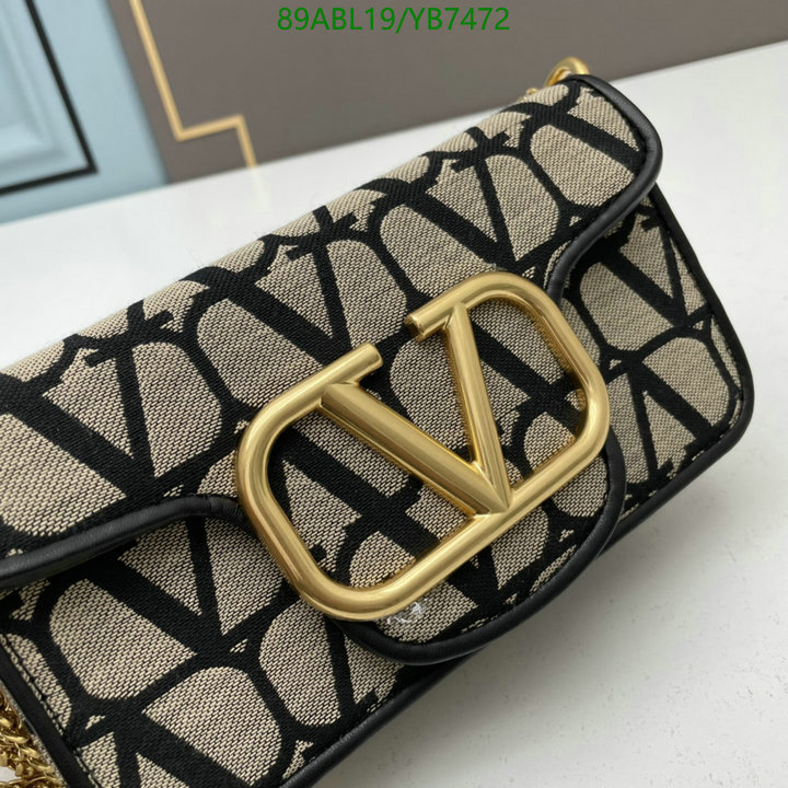 Valentino Bag-(4A)-LOC-V Logo ,Code: YB7472,$: 89USD