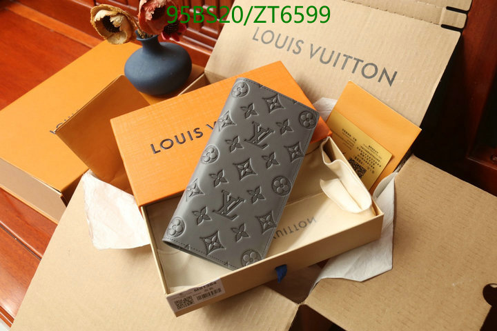 LV Bags-(Mirror)-Wallet-,Code: ZT6599,$: 95USD