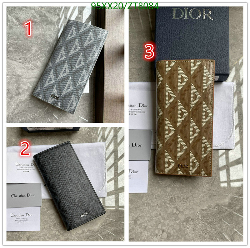 Dior Bags -(Mirror)-Wallet-,Code: ZT8084,$: 95USD