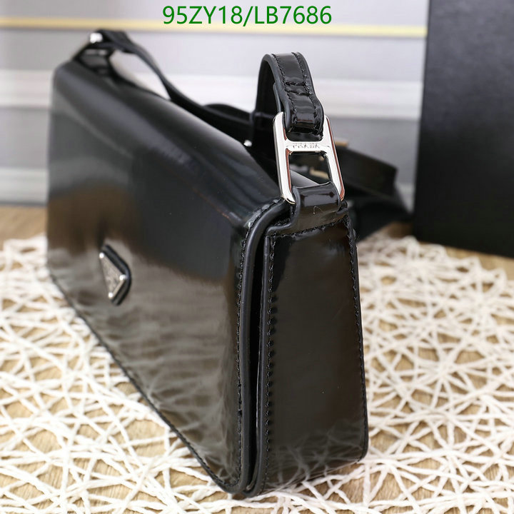 Prada Bag-(4A)-Diagonal-,Code: LB7686,$: 95USD