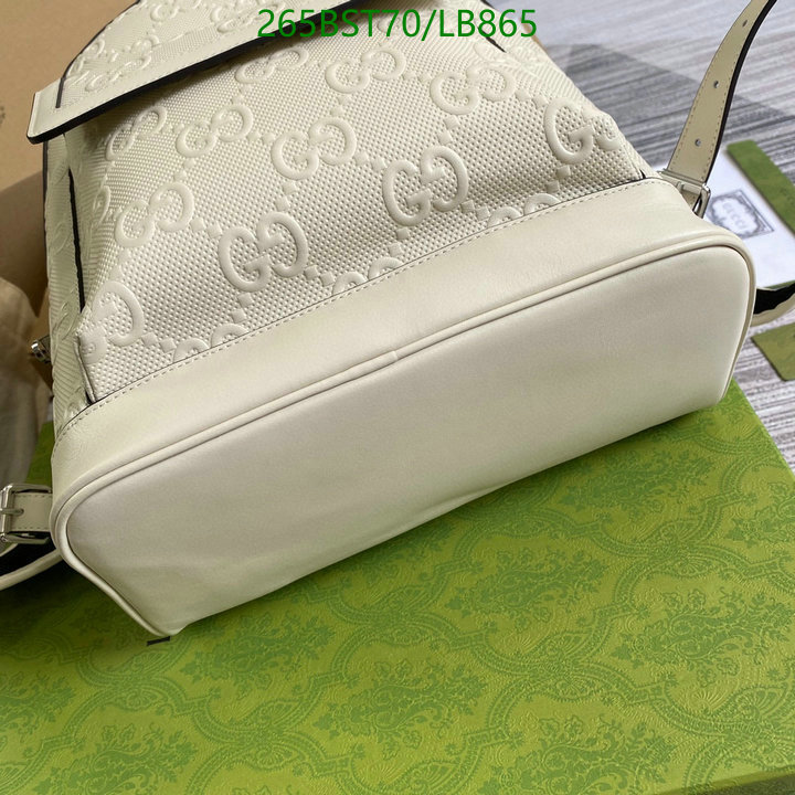 Gucci Bag-(Mirror)-Backpack-,Code: LB865,$: 265USD