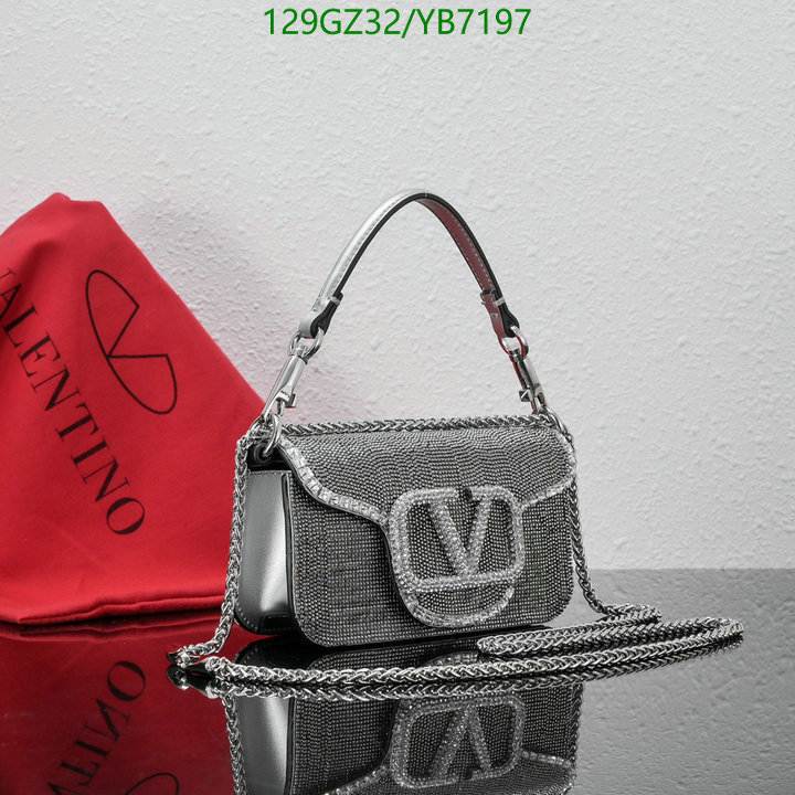 Valentino Bag-(4A)-LOC-V Logo ,Code: YB7197,$: 129USD