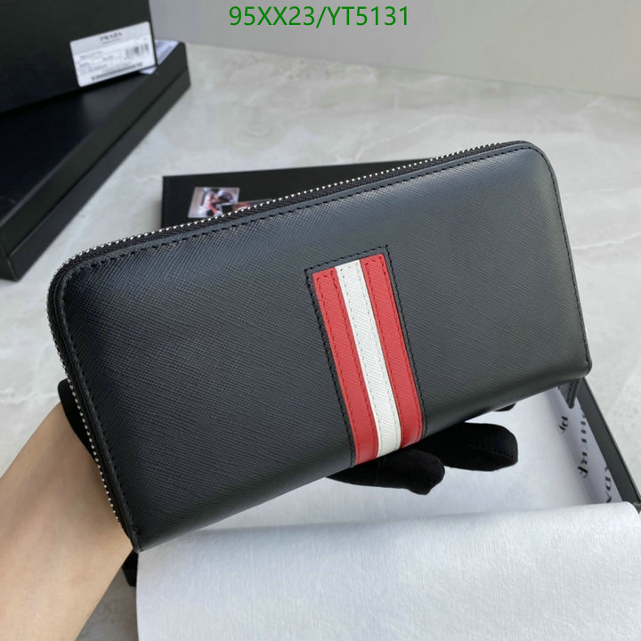 Prada Bag-(Mirror)-Wallet-,Code: YT5131,$: 95USD