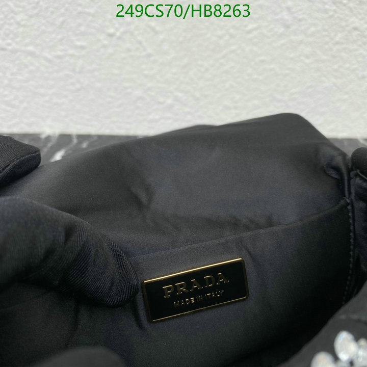 Prada Bag-(Mirror)-Diagonal-,Code: HB8263,$: 249USD