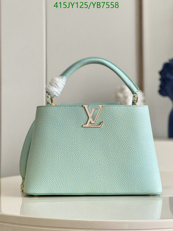 LV Bags-(Mirror)-Handbag-,Code: YB7558,$: 415USD