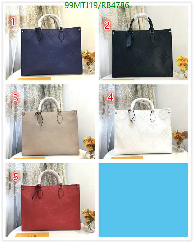 LV Bags-(4A)-Handbag Collection-,Code: RB4786,