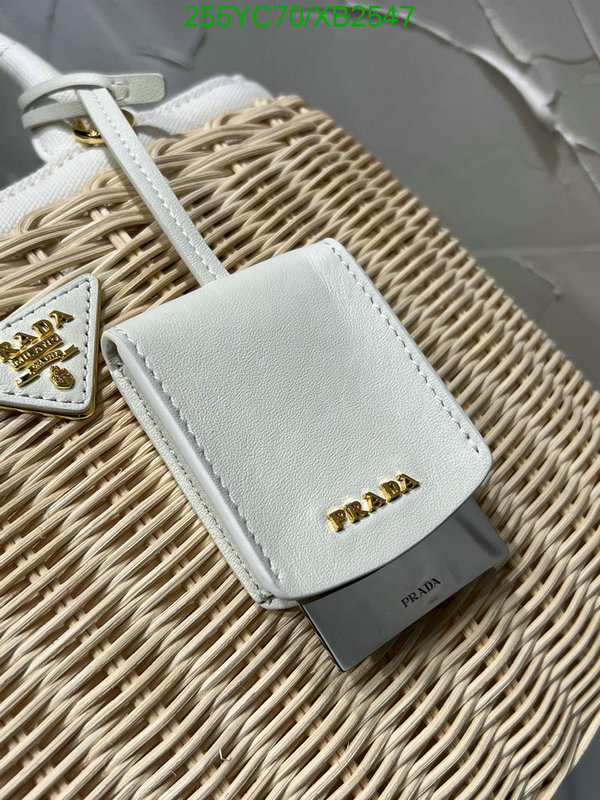 Prada Bag-(Mirror)-Handbag-,Code: XB2547,$: 255USD