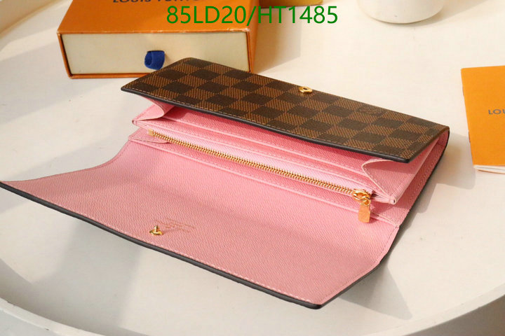 LV Bags-(Mirror)-Wallet-,Code: HT1485,$: 85USD