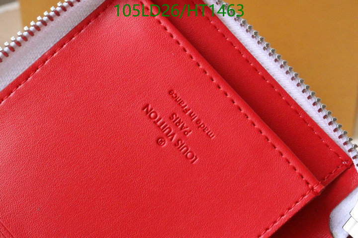LV Bags-(Mirror)-Wallet-,Code: HT1463,$: 105USD