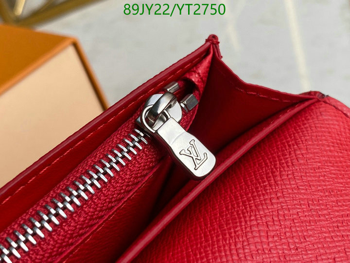 LV Bags-(Mirror)-Wallet-,Code: YT2750,$: 89USD