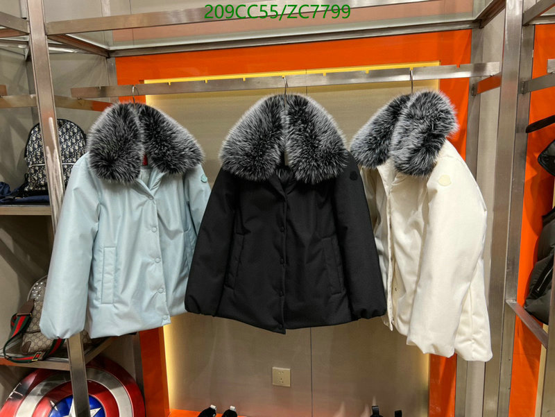 Down jacket Women-Moncler, Code: ZC7799,$: 209USD