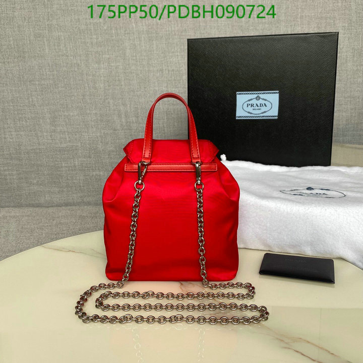 Prada Bag-(Mirror)-Backpack-,Code:PDBH090724,$:175USD