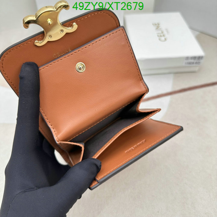 Celine Bag-(4A)-Wallet-,Code: XT2679,$: 49USD
