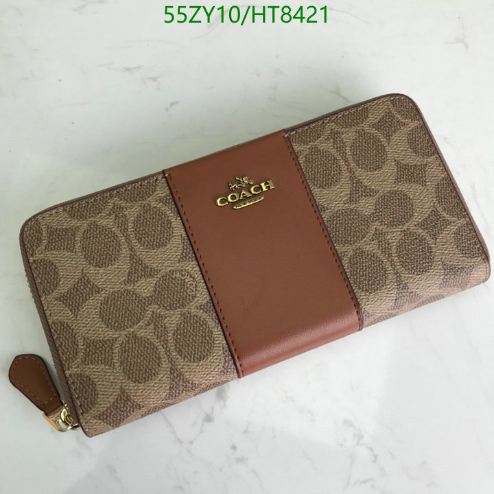 Coach Bag-(4A)-Wallet-,Code: HT8421,$: 55USD