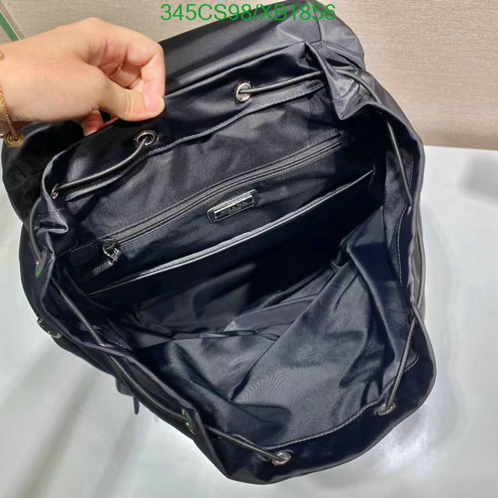 Prada Bag-(Mirror)-Backpack-,Code: XB1856,$: 345USD