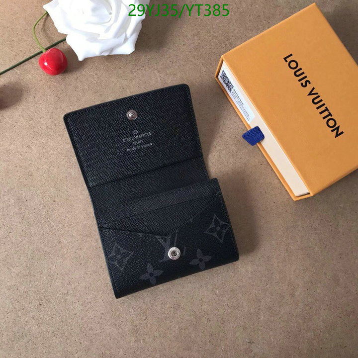 LV Bags-(4A)-Wallet-,Code: YT385,$: 29USD