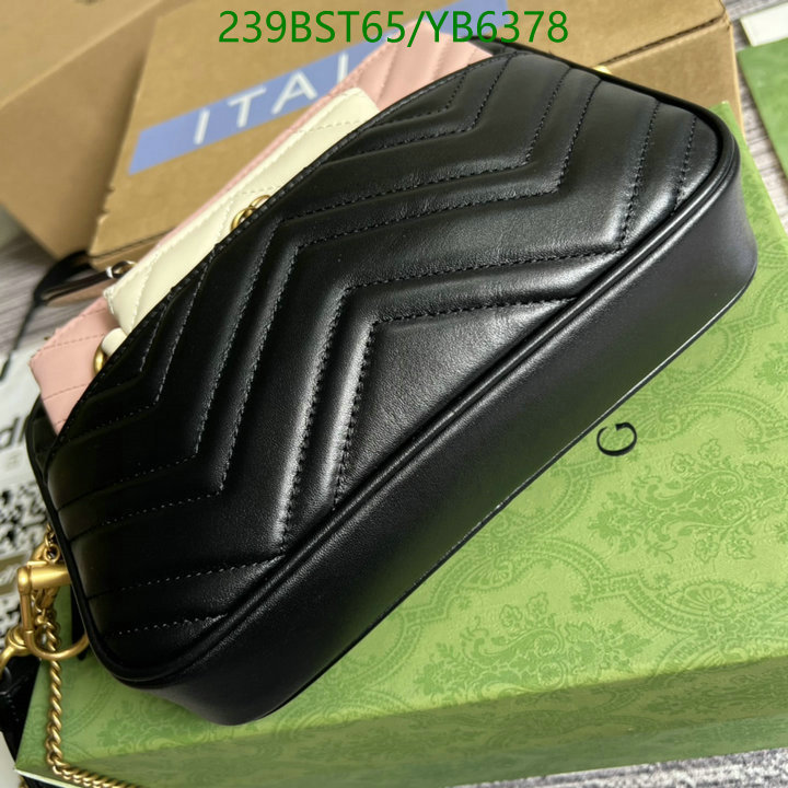 Gucci Bag-(Mirror)-Marmont,Code: YB6378,$: 239USD