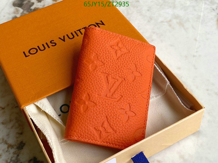 LV Bags-(Mirror)-Wallet-,Code: ZT2935,$: 65USD