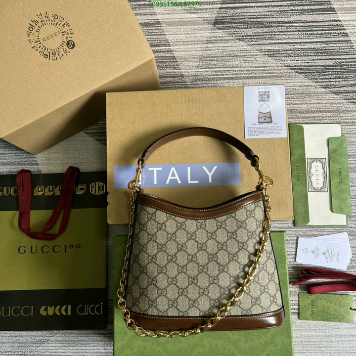Gucci Bag-(Mirror)-Handbag-,Code: LB7579,$: 209USD