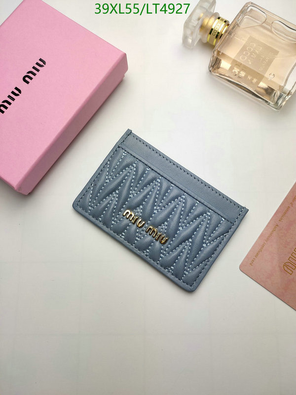 Miu Miu Bag-(4A)-Wallet-,Code: LT4927,$: 39USD