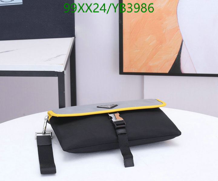 Prada Bag-(Mirror)-Clutch-,Code: YB3986,$: 99USD