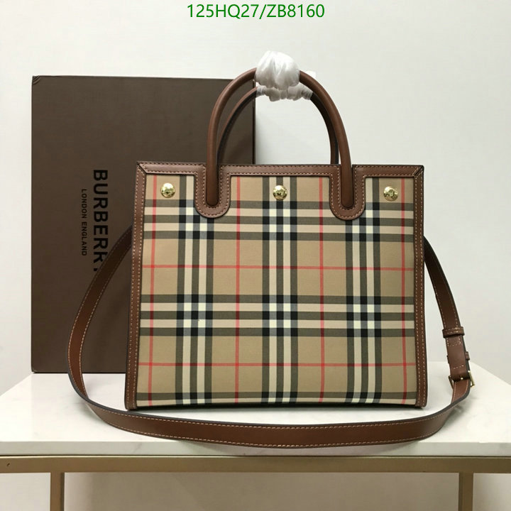 Burberry Bag-(4A)-Handbag-,Code: ZB8160,$: 125USD