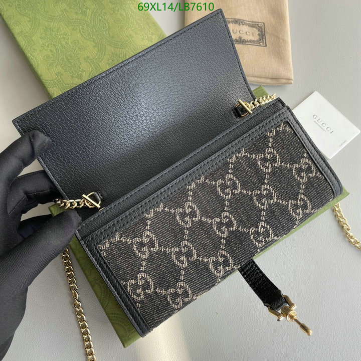 Gucci Bag-(4A)-Diagonal-,Code: LB7610,$: 69USD