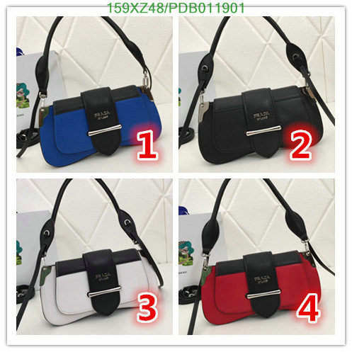 Prada Bag-(Mirror)-Handbag-,Code: PDB011901,$:159USD