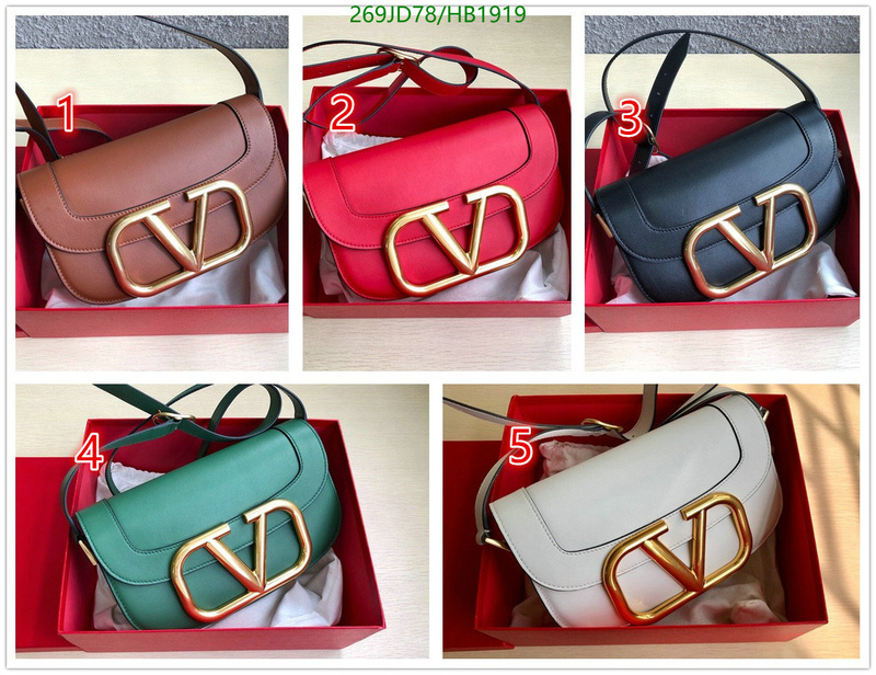 Valentino Bag-(Mirror)-Diagonal-,Code: HB1919,$: 269USD