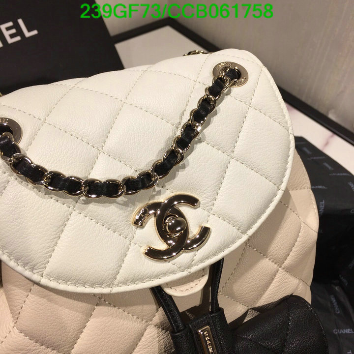 Chanel Bags -(Mirror)-Backpack-,Code: CCB061758,$: 239USD