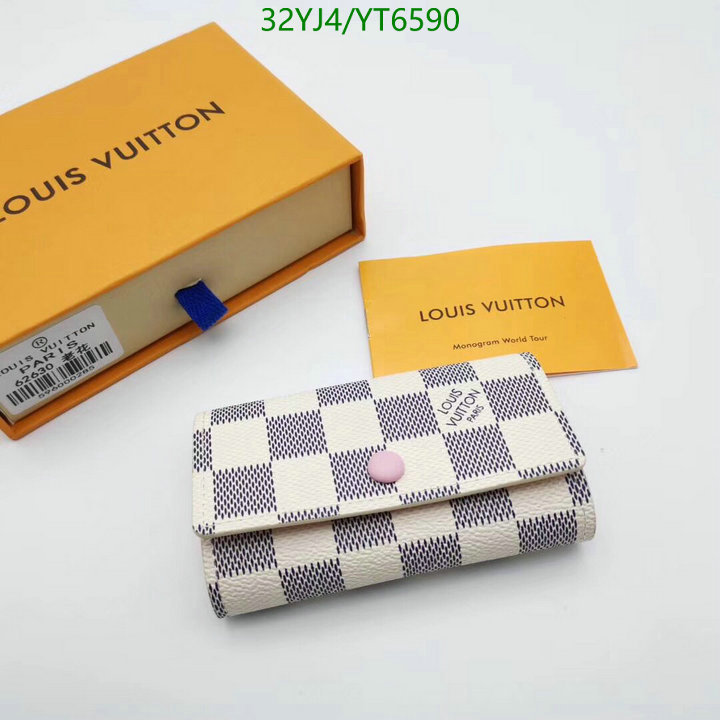 LV Bags-(4A)-Wallet-,Code: YT6590,$: 32USD