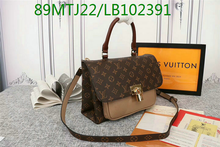 LV Bags-(4A)-Handbag Collection-,Code: LB102391,$:89USD