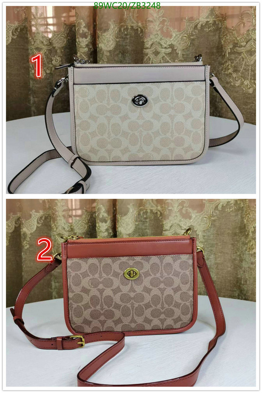 Coach Bag-(4A)-Diagonal-,Code: ZB3248,$: 89USD