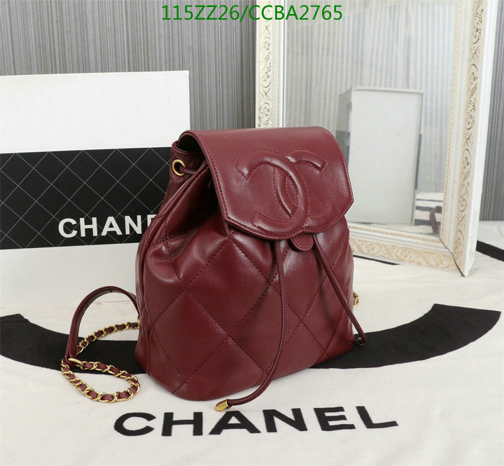 Chanel Bags ( 4A )-Backpack-,Code: CCBA2765,$: 115USD