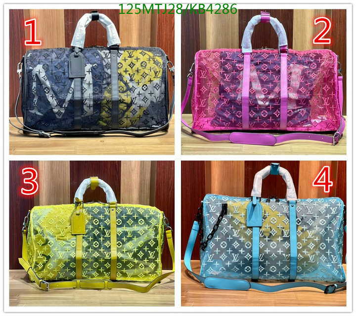 LV Bags-(4A)-Keepall BandouliRe 45-50-,Code: KB4286,$: 125USD