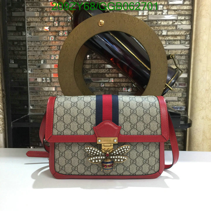 Gucci Bag-(Mirror)-Diagonal-,Code: GGB062701,$: 209USD