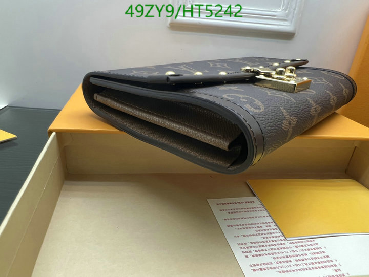 LV Bags-(4A)-Wallet-,Code: HT5242,$: 49USD