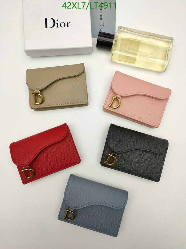 Dior Bags-(4A)-Wallet,Code: LT4911,$: 42USD